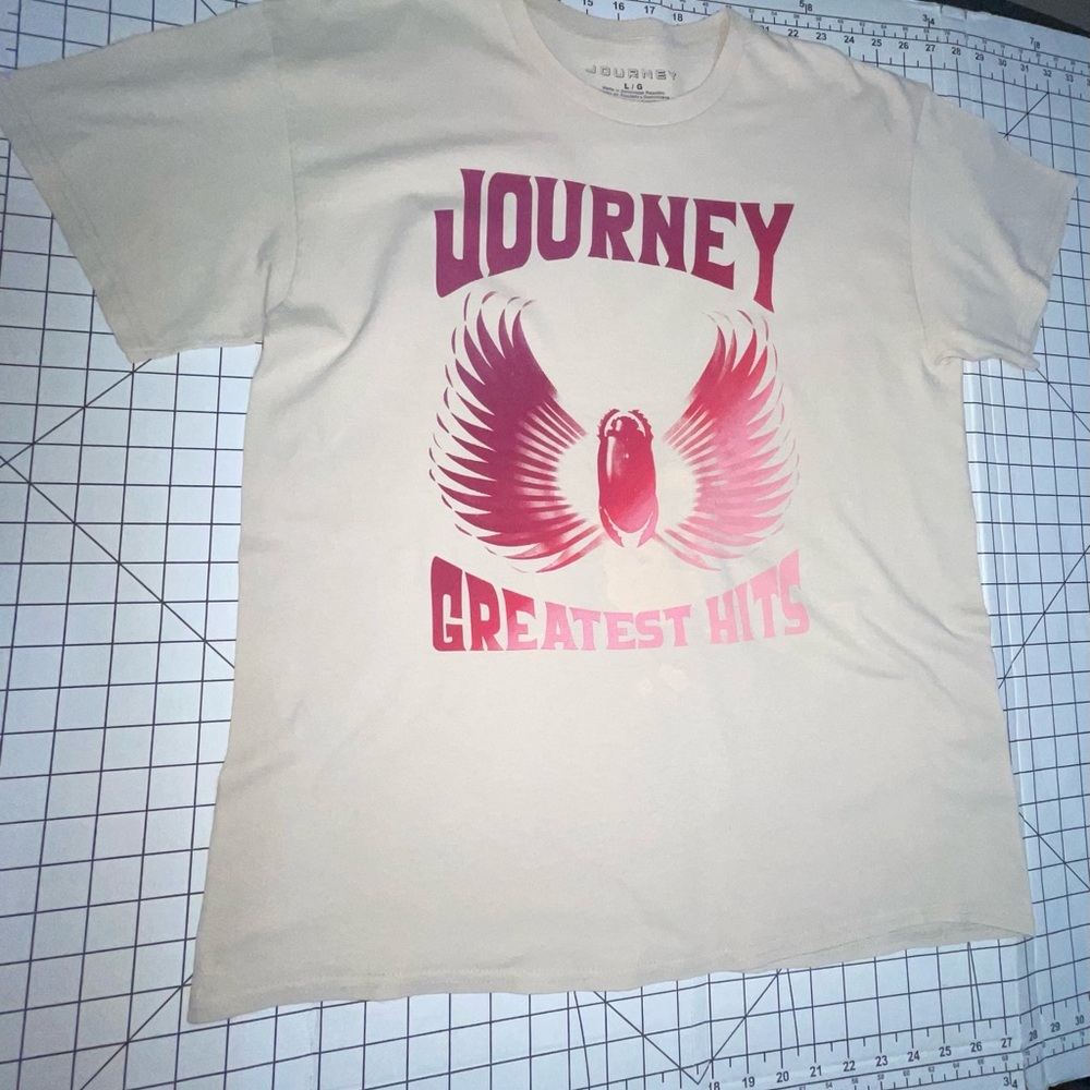 Journey Greatest Hits T shirt  - Size Large